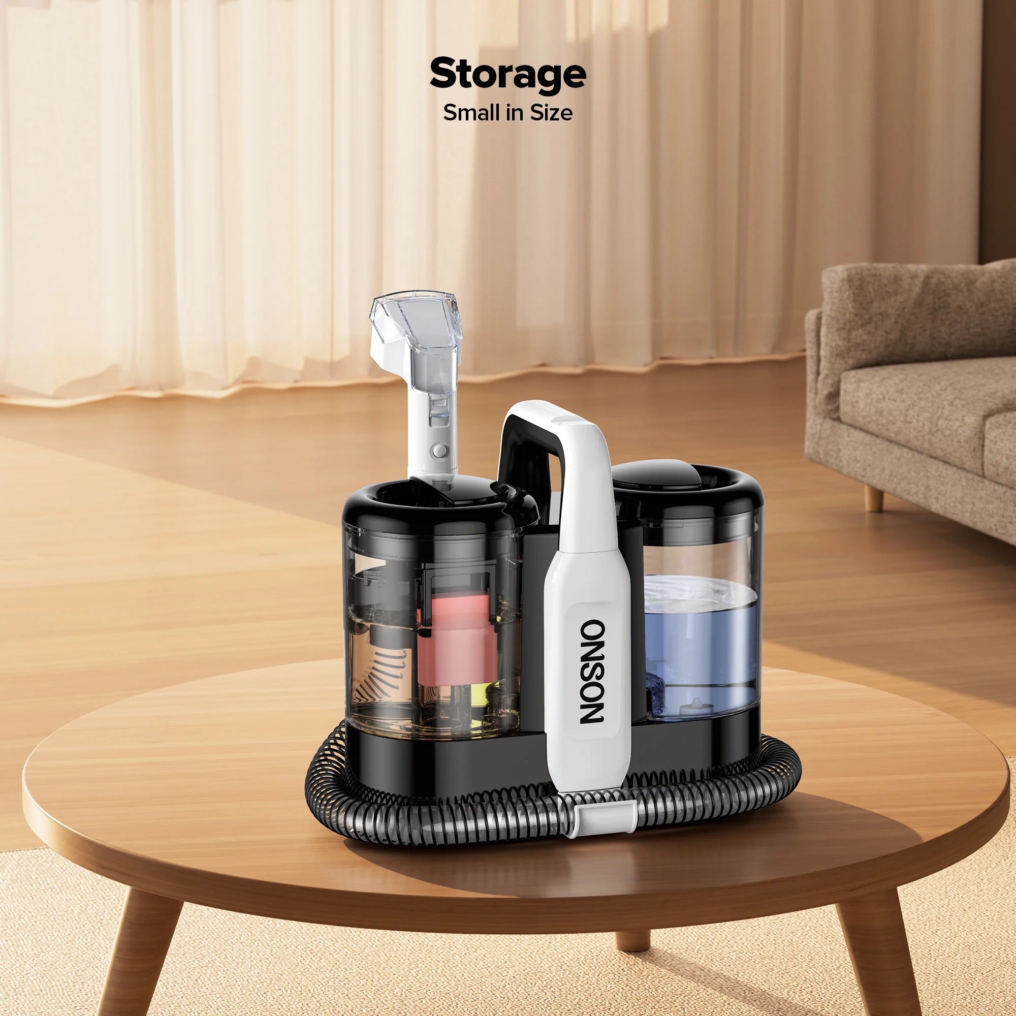 Portable Carpet Cleaner Machine, Upholstery Spot Vacuum Cleaner, White