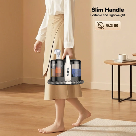 Portable Carpet Cleaner Machine, Upholstery Spot Vacuum Cleaner, White